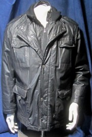 CAZADORA ABRIGO FLORENTINO NEGRO TALLA L